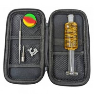 Nectar Collector Set Glycerin Filled W/ Coil Perc [GW9751]